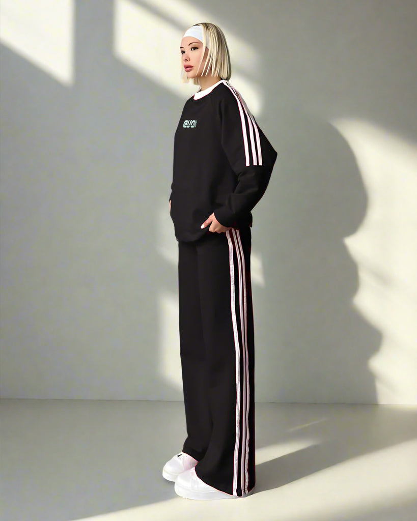 Contrast Striped Tracksuit