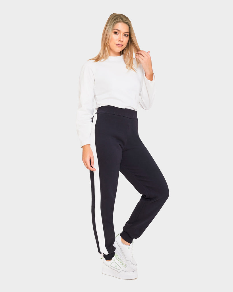 Contrast Side Sweatpants