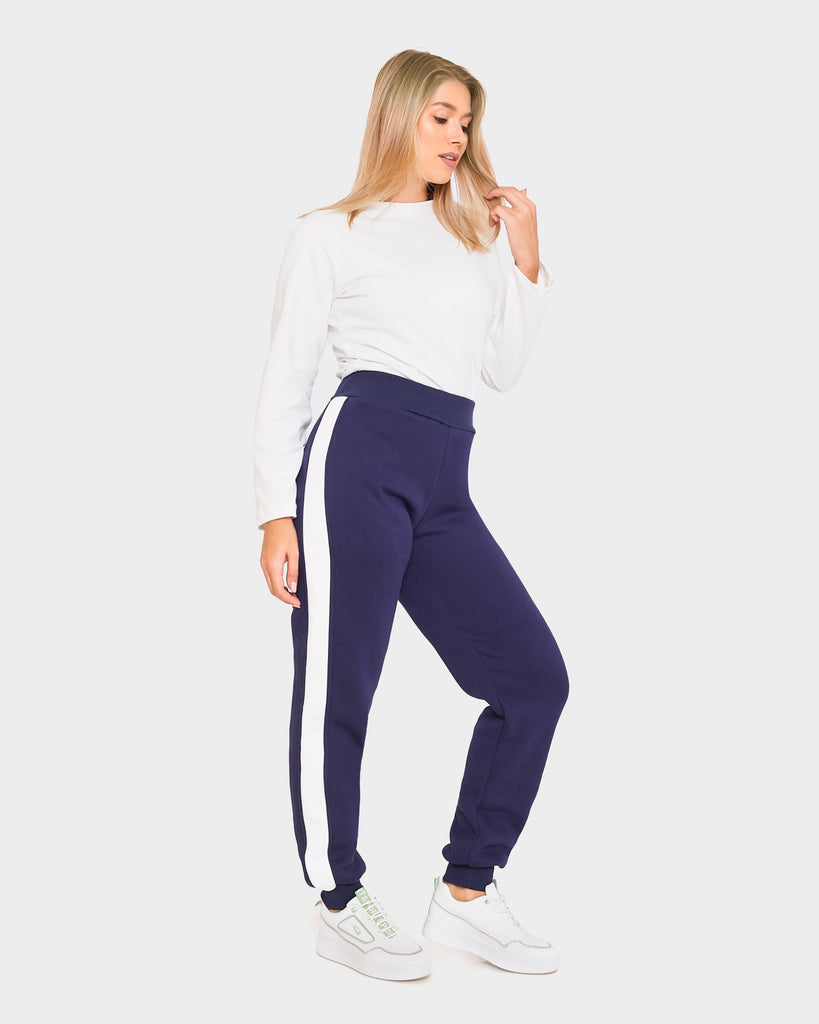 Contrast Side Sweatpants