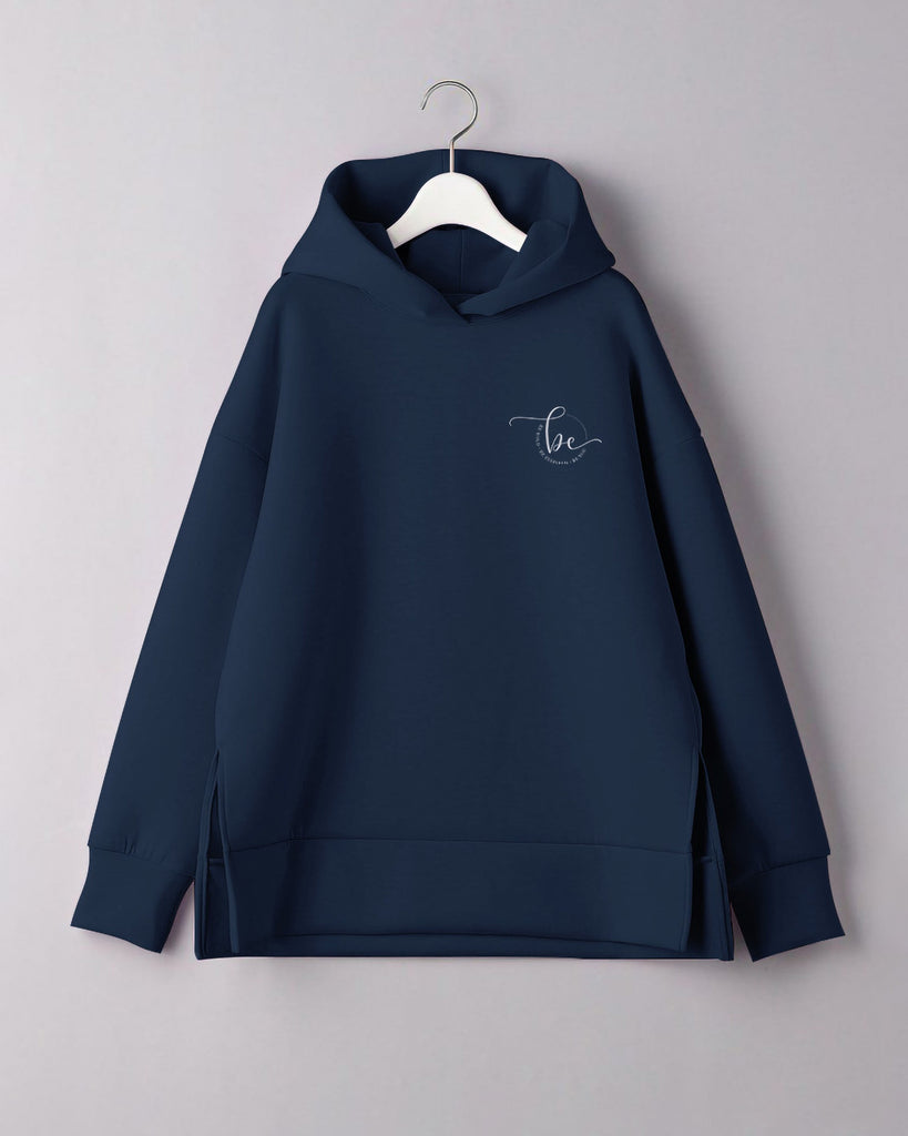 Letter Graphic Side Split Sweatshirt