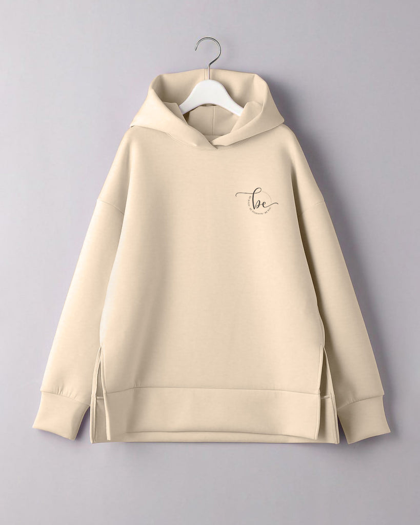 Letter Graphic Side Split Sweatshirt